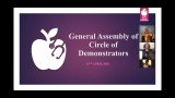 The general assembly of the Circle of Demonstrators - online